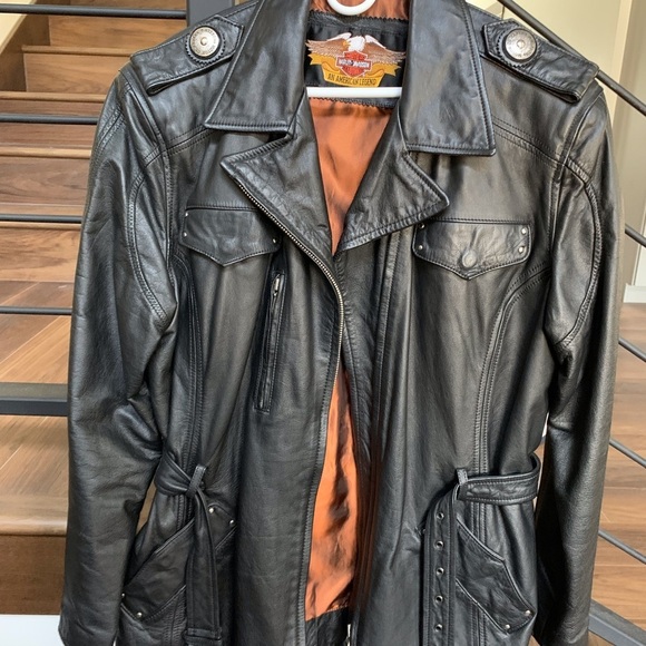 Genuine Vintage Harley-Davidson leather jacket in Excellent condition- women’s - Picture 3 of 12